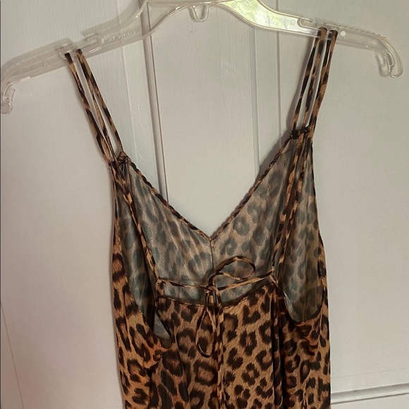 Leopard Print Slip Dress - Picture 5 of 8
